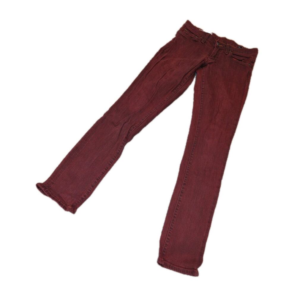 Vintage Red Engine Cayenne Red Skinny Jeans Sz‎ 27